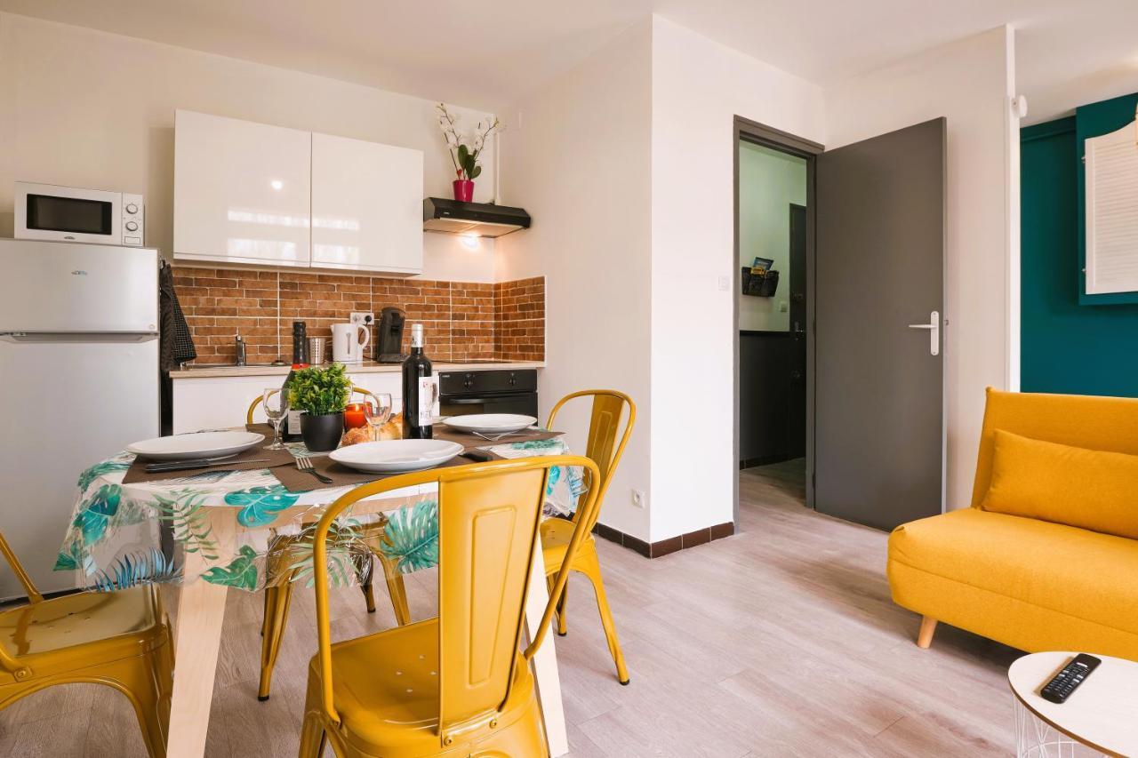Tout Confort ! Climatisation, Centre-Ville, Parking, Terrasse, Wifi, Netflix Carcassonne Buitenkant foto