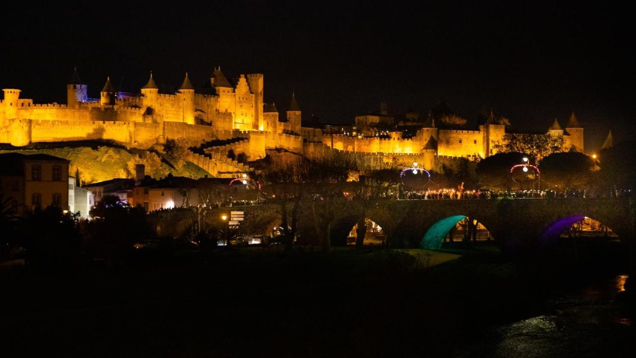 Tout Confort ! Climatisation, Centre-Ville, Parking, Terrasse, Wifi, Netflix Carcassonne Buitenkant foto