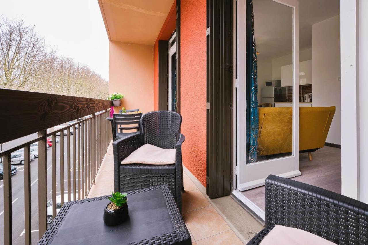 Tout Confort ! Climatisation, Centre-Ville, Parking, Terrasse, Wifi, Netflix Carcassonne Buitenkant foto